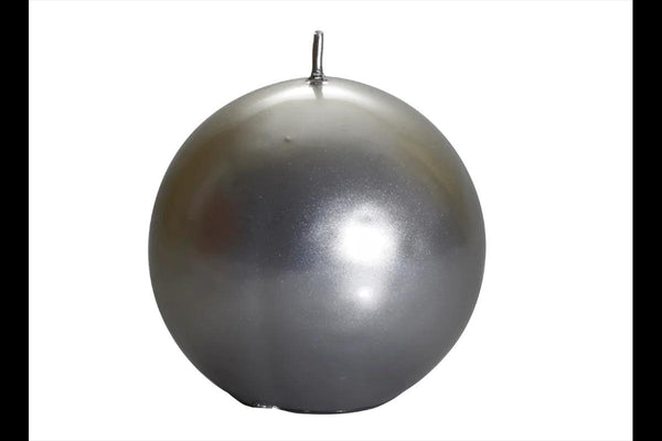 Sphere Candle | Medium | Silver