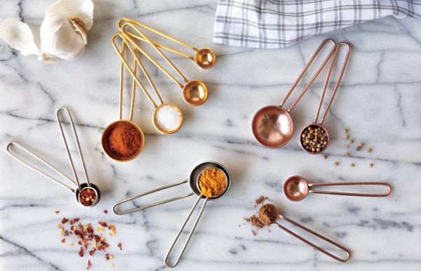 Measuring Spoon Set | Rose Gold | Kitchen Art 