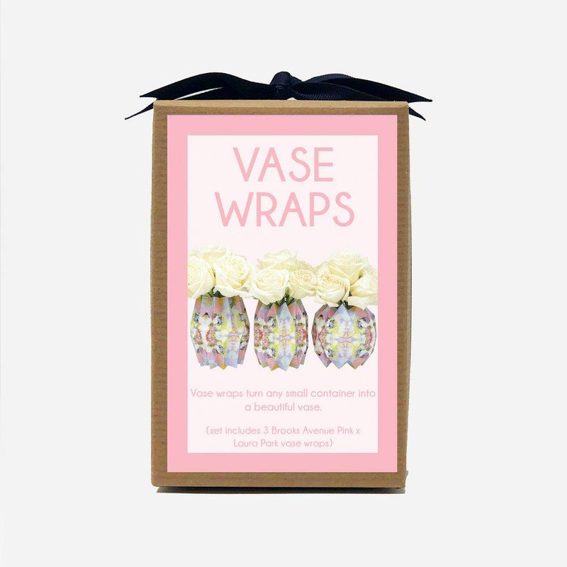 Lucy Grymes Vase Wrap Set | Brooks Ave Pink | Wrapt