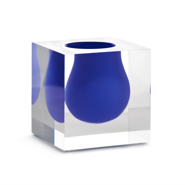 Bel Air Mini Scoop Vase - Cobalt