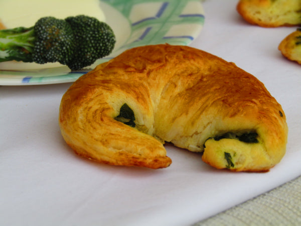 Beet Leaf/Spinach Croissants