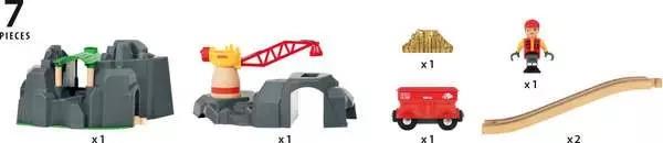 Crane & Mountain Tunnel Set