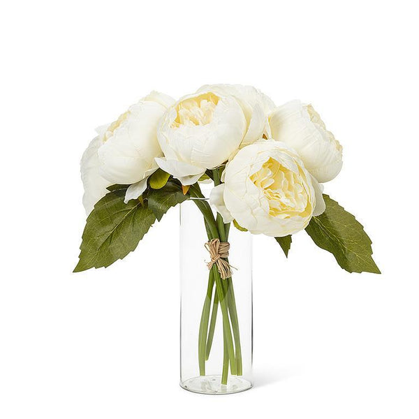 Peony Bouquet | White | Kitchen Art | Wrapt