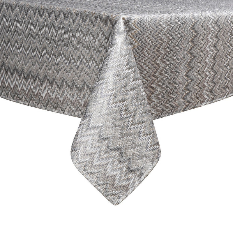 Jacquard Tablecloth | Light Zigzag