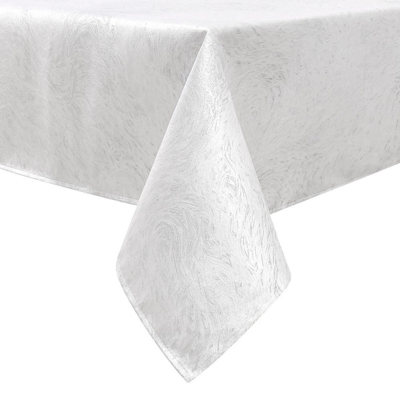 Jacquard Tablecloth | Forest White