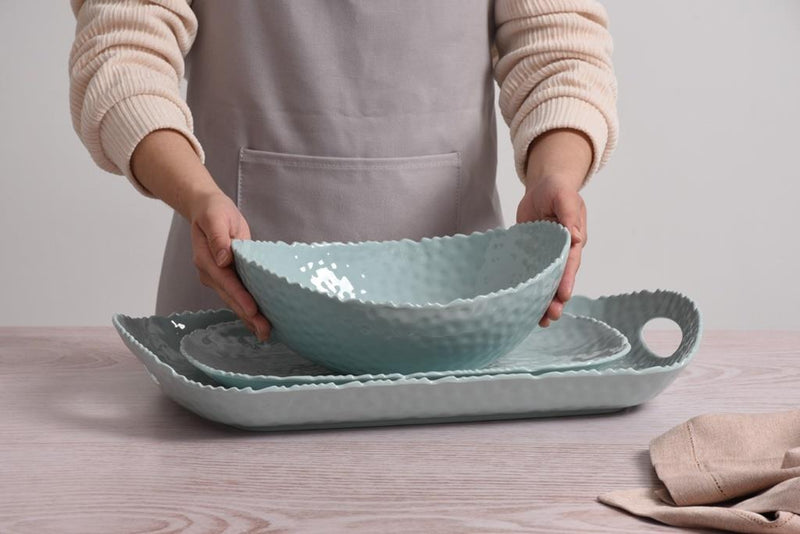 Pampa Bay Large Oval Bowl | Melamine | Ocean | Wrapt