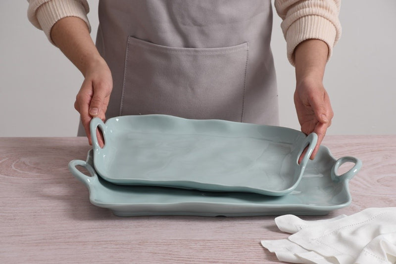 Small Platter | Melamine | Aqua