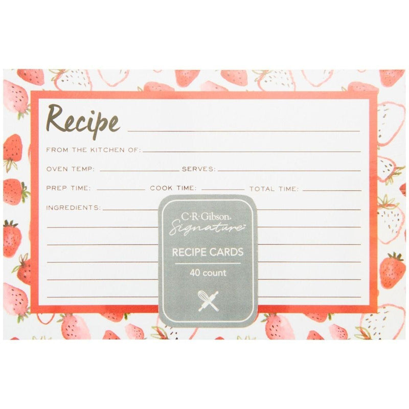 Recipe Cards | Strawberry Fields