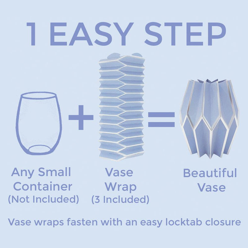 Vase Wrap Set | Periwinkle