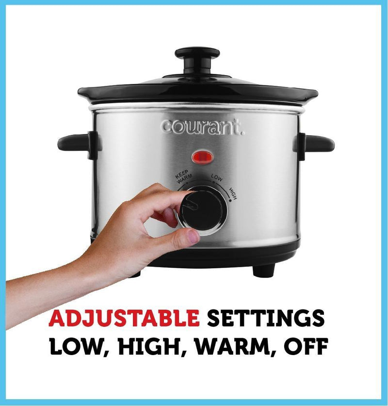 Slow Cooker | 1.6Qt | Stainless