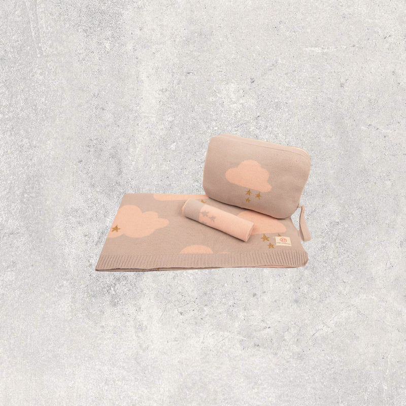 Kid Blanket Set | Dreamy Baby Pink