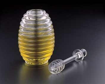 Acrylic Honey Pot with Dipper