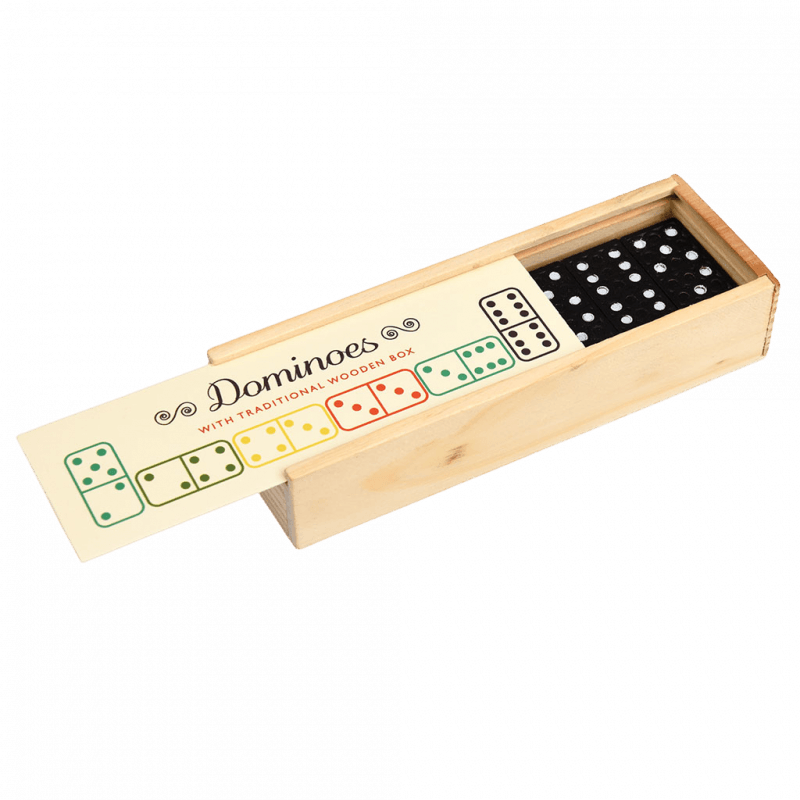 Game | Dominoes in Wood Box