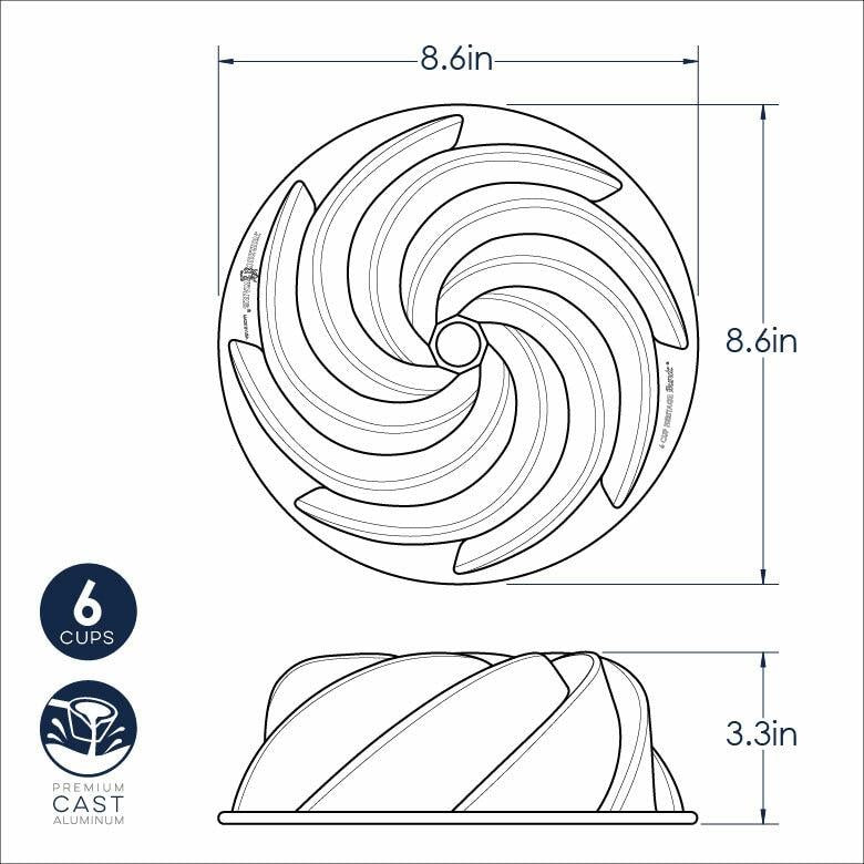 6 Cup Bundt Pan | Heritage