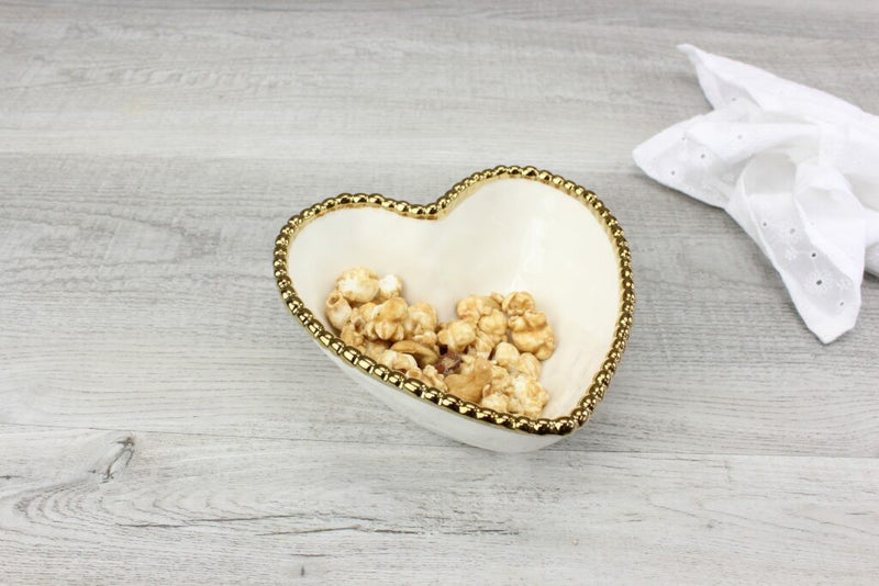 White Gold Heart Bowl | Love is in the Air