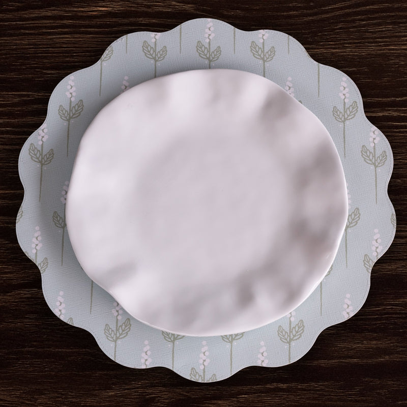 Placemat Set | Teal Chinoiserie