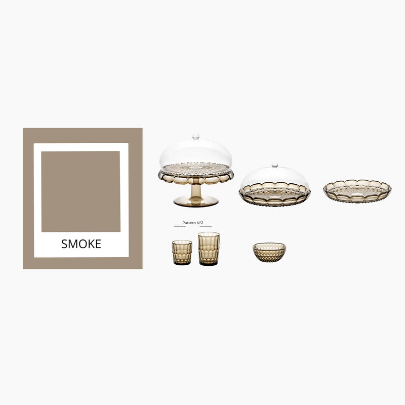 Vanity Small Round Tray | Smoke
