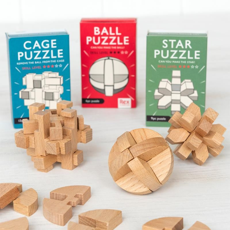 Mini Wood Puzzles | Assorted