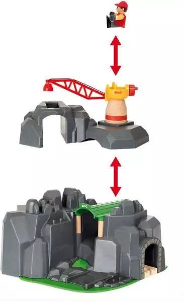 Crane & Mountain Tunnel Set