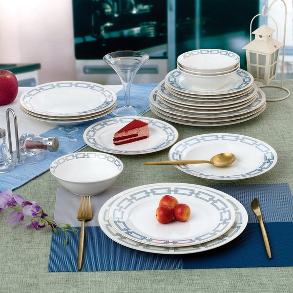 20 Piece Dinnerset | Abbey Light Blue