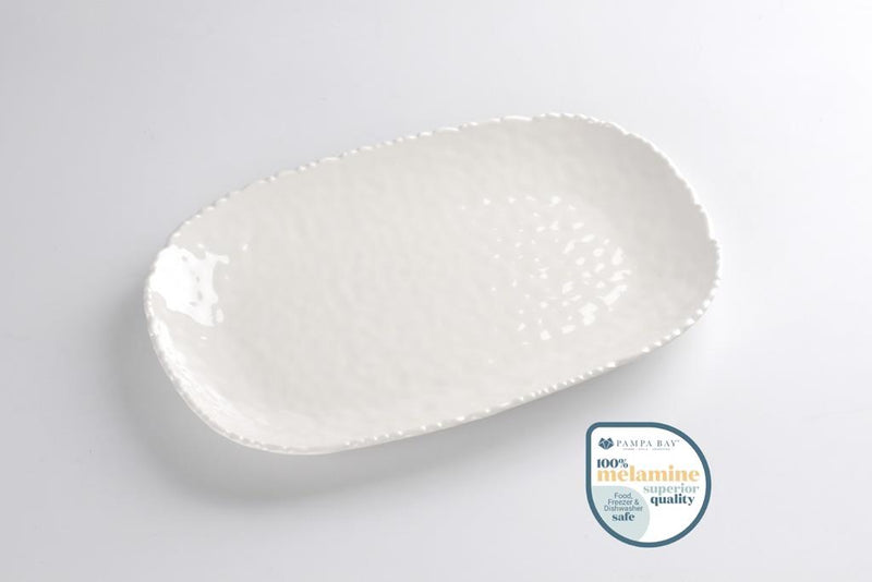 Pampa Bay Medium Platter | Melamine | Waves | Wrapt