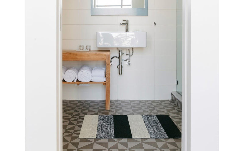 Utility Mat | Marble Stripe | Salt & Pepper