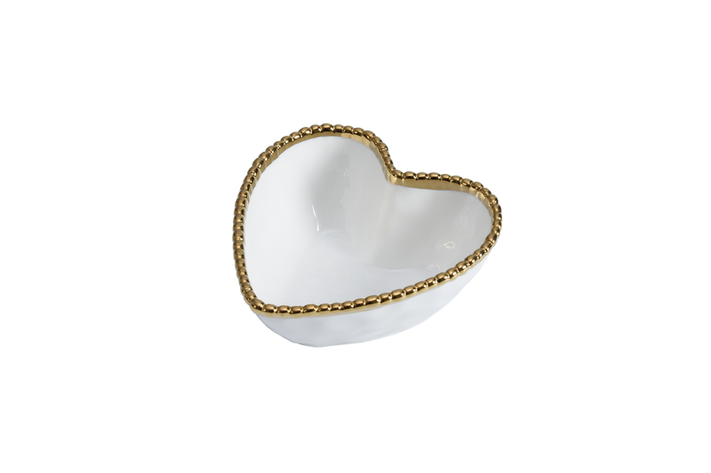White Gold Heart Bowl | Love is in the Air