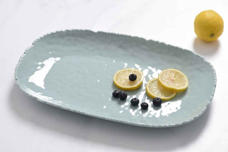 Pampa Bay Medium Platter | Melamine | Ocean | Wrapt