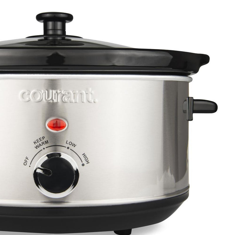 Slow Cooker | 3.5Qt Oval | Stainless