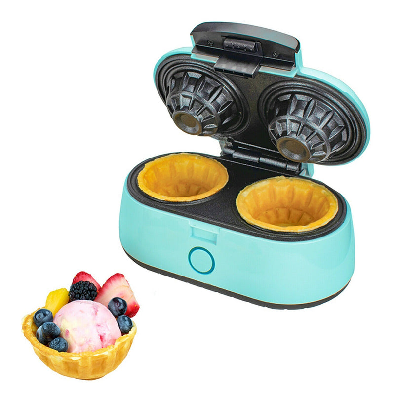 Waffle Bowl Maker | Blue