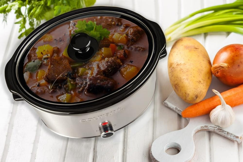 Slow Cooker | 8.5 Qt Stainless Steel Oval