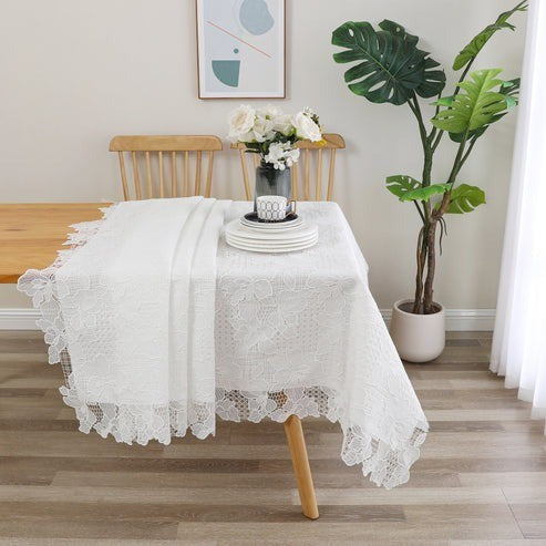 Tablecloth | Lace Flower Lined