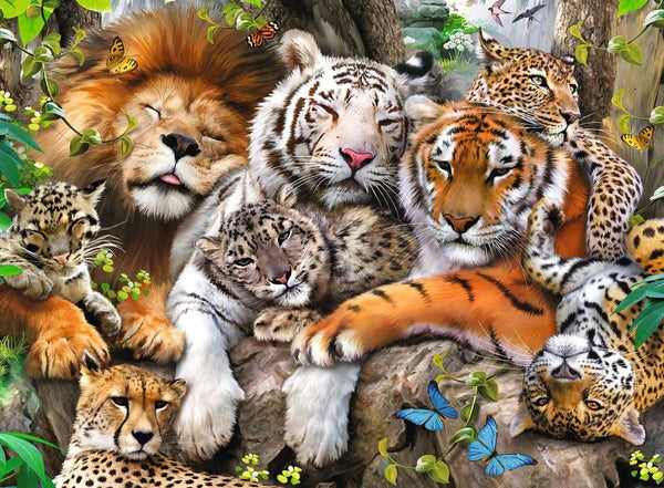 200 Piece Puzzle - Big Cat Nap