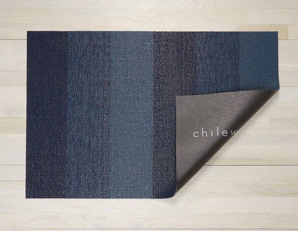 Utility Shag Mat | Marble Stripe | Bay Blue