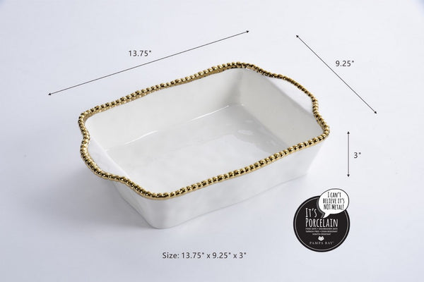 Rectangle Baker Golden Salerno