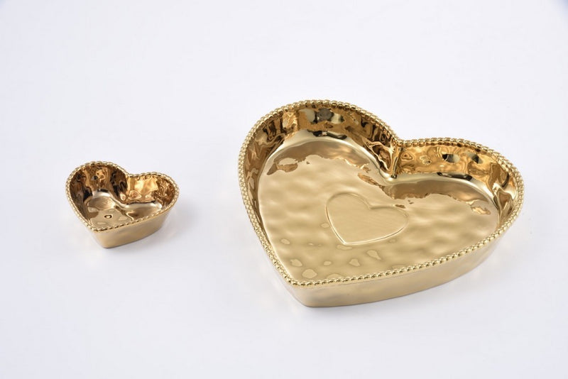 Chip N Dip Heart | Gold