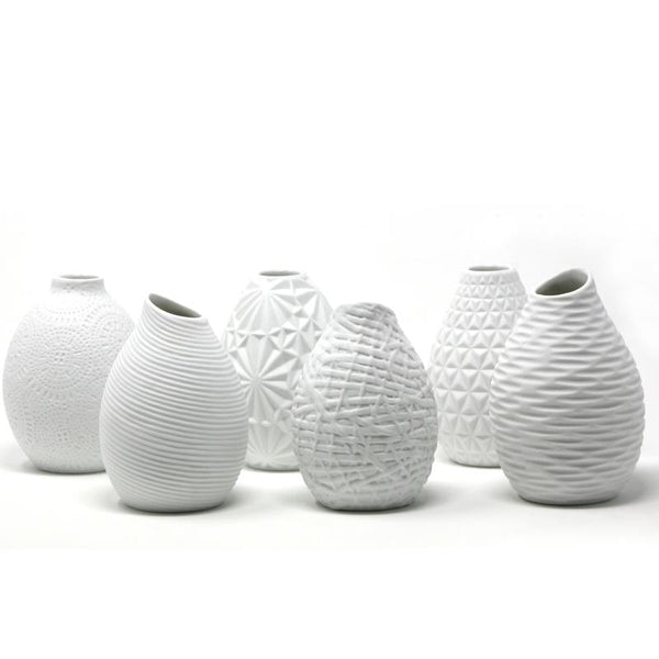 Mini Vase | Textured White