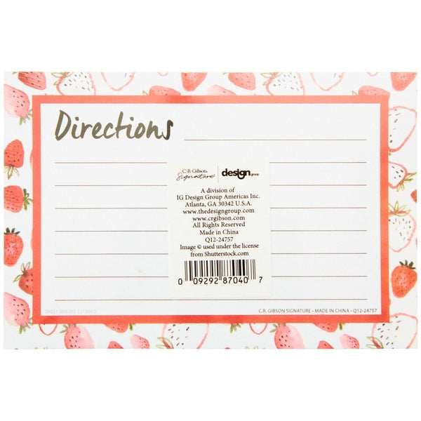 Recipe Cards | Strawberry Fields