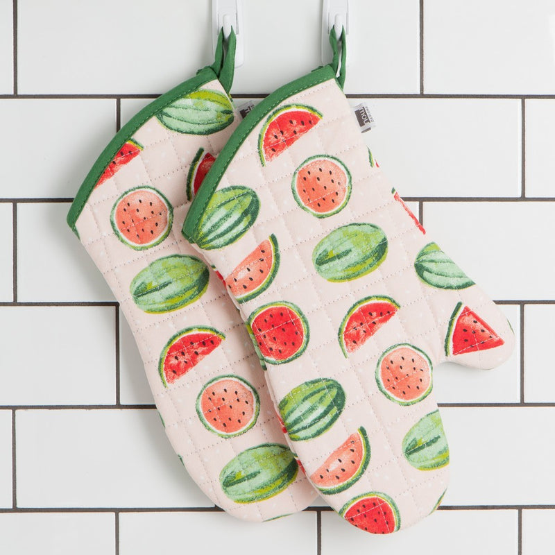 Set of 2 Oven Mitts | Watermelon