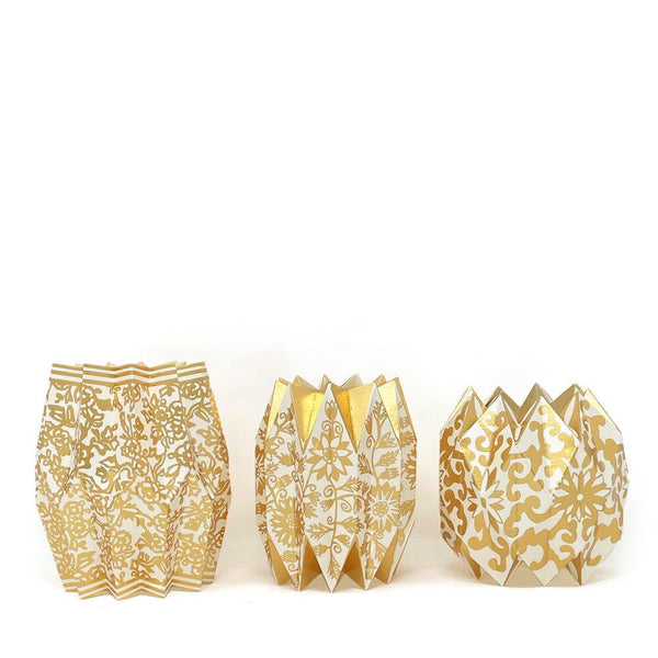 Vase Wrap Set | Gold Chinoiserie
