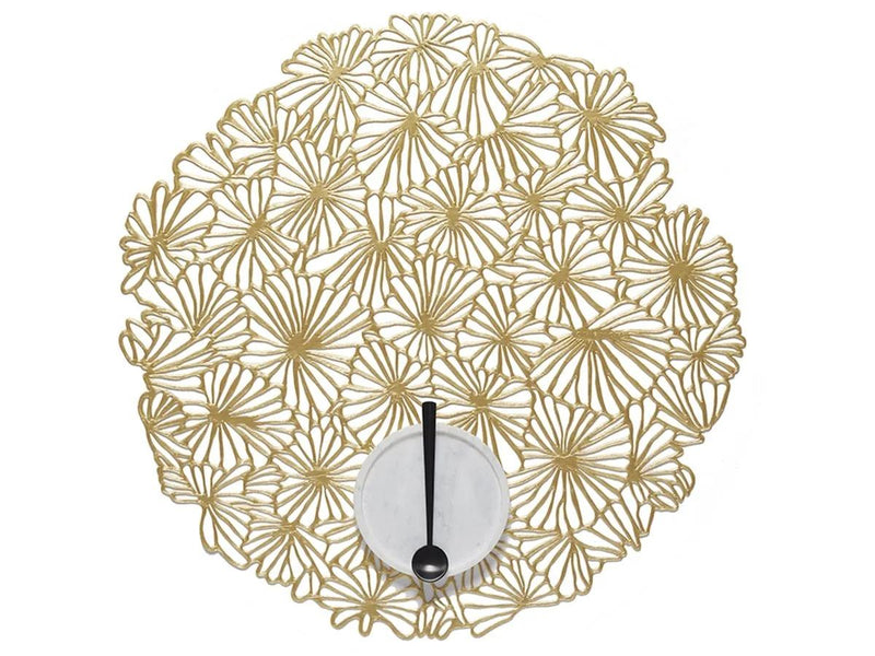 Round Mat | Gilded Daisy