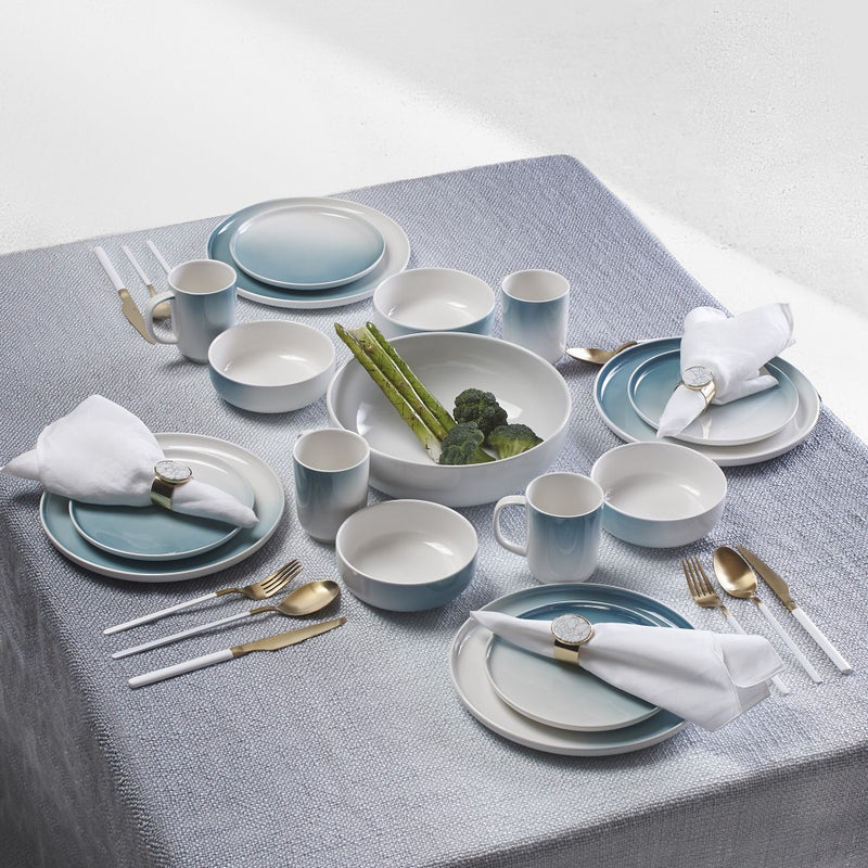 Luster Green Dinnerset for 4