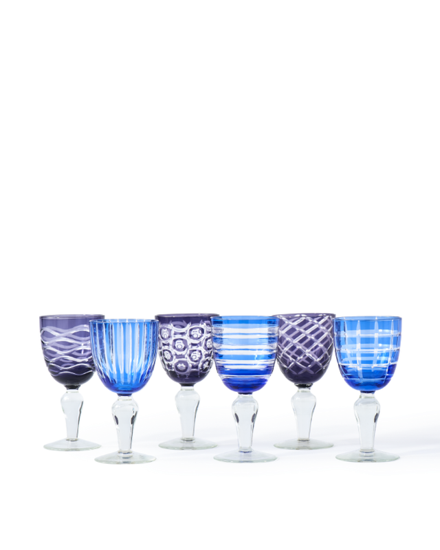 Goblet Set | Cobalt Mix