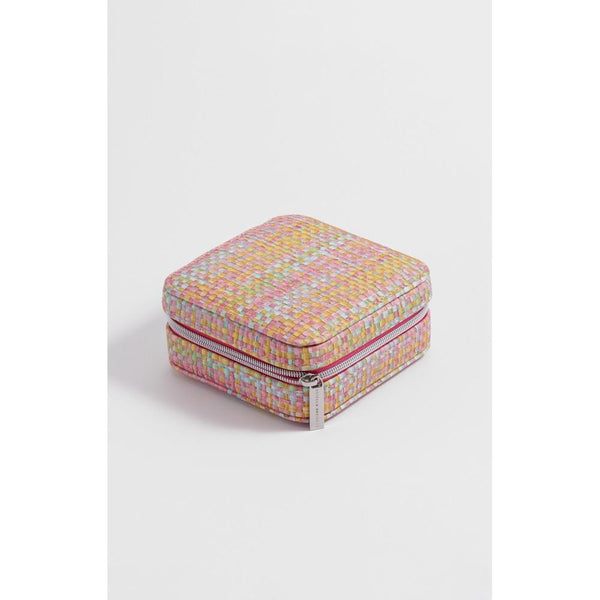 Mini Square Jewelry Box | Multicolour Woven