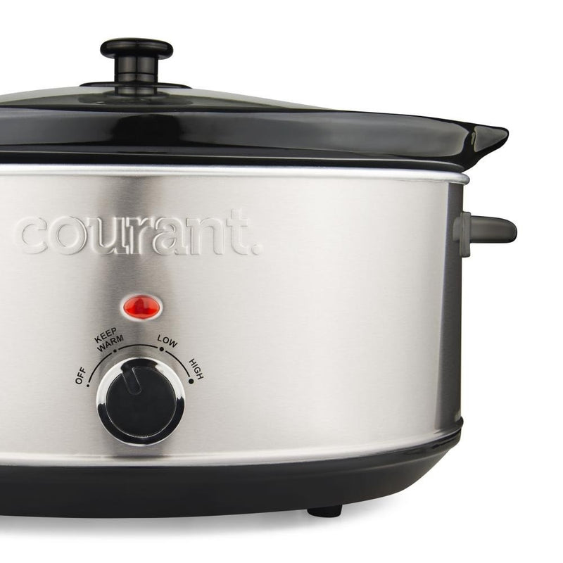 Slow Cooker | 7 Qt | Stainless Steel Oval