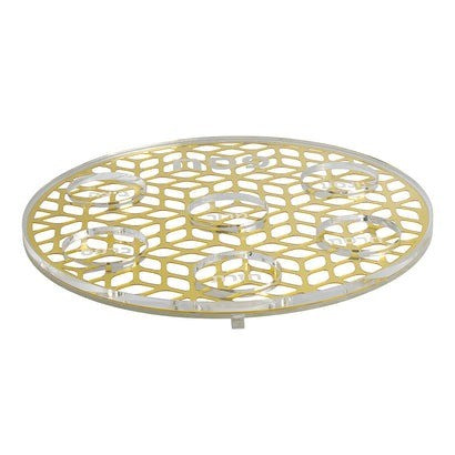 Sederplate | Lucite and Gold Laser Cut