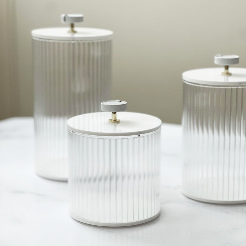 Medium Cookie Jar | Leather Handle