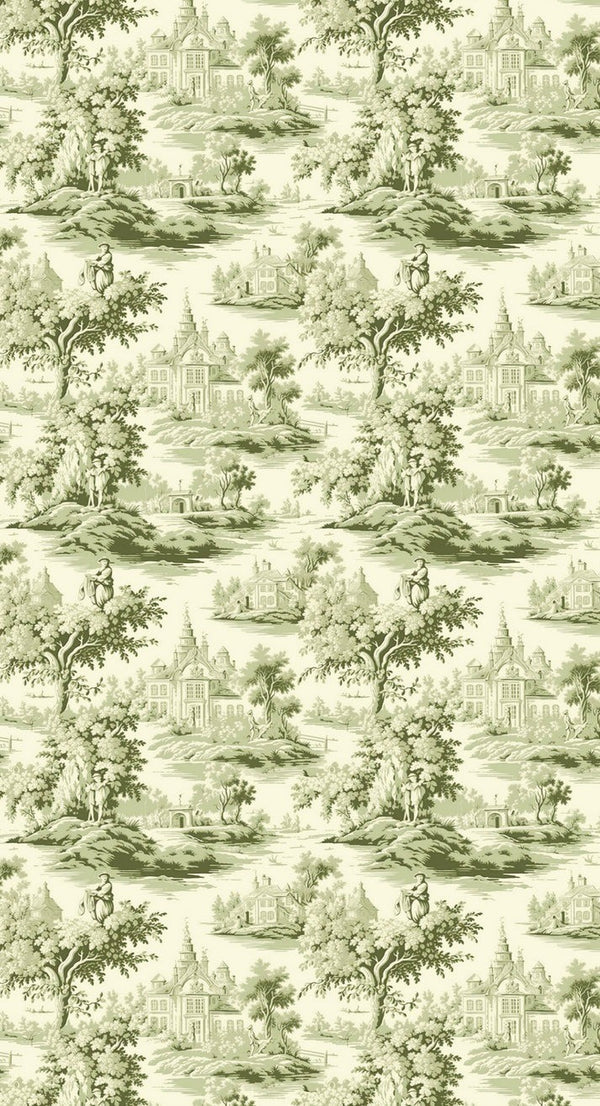 Guest Towels | Green Toile