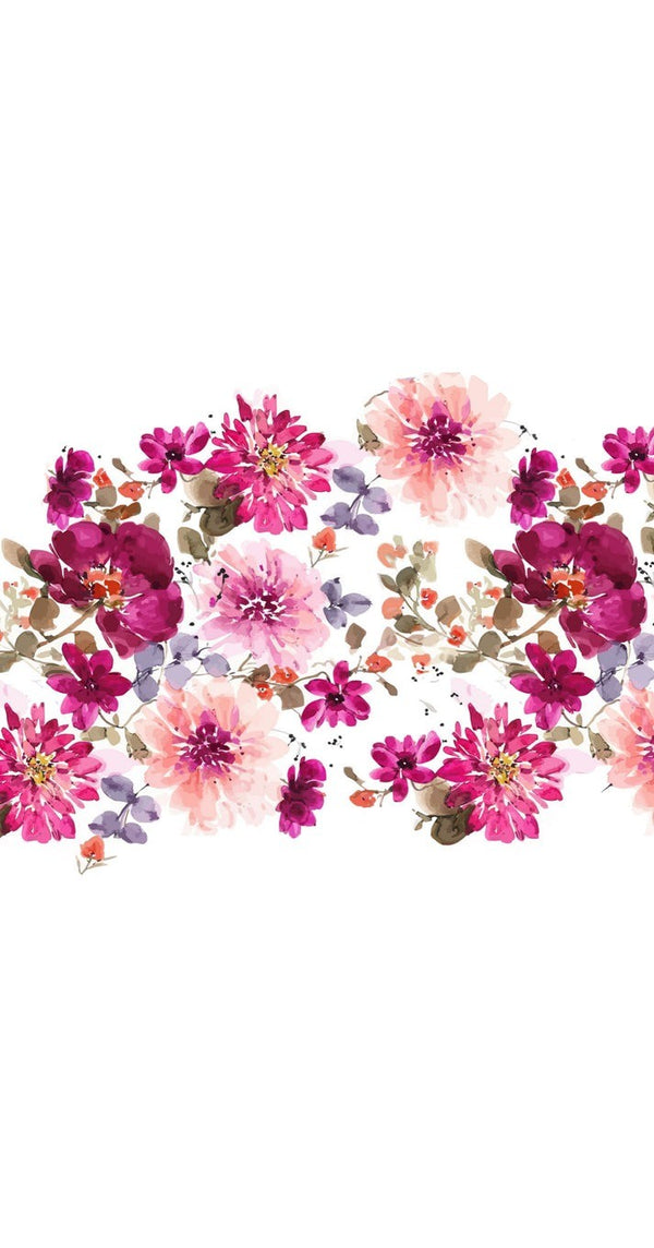Guest Towels | Fuchsia Dahlias