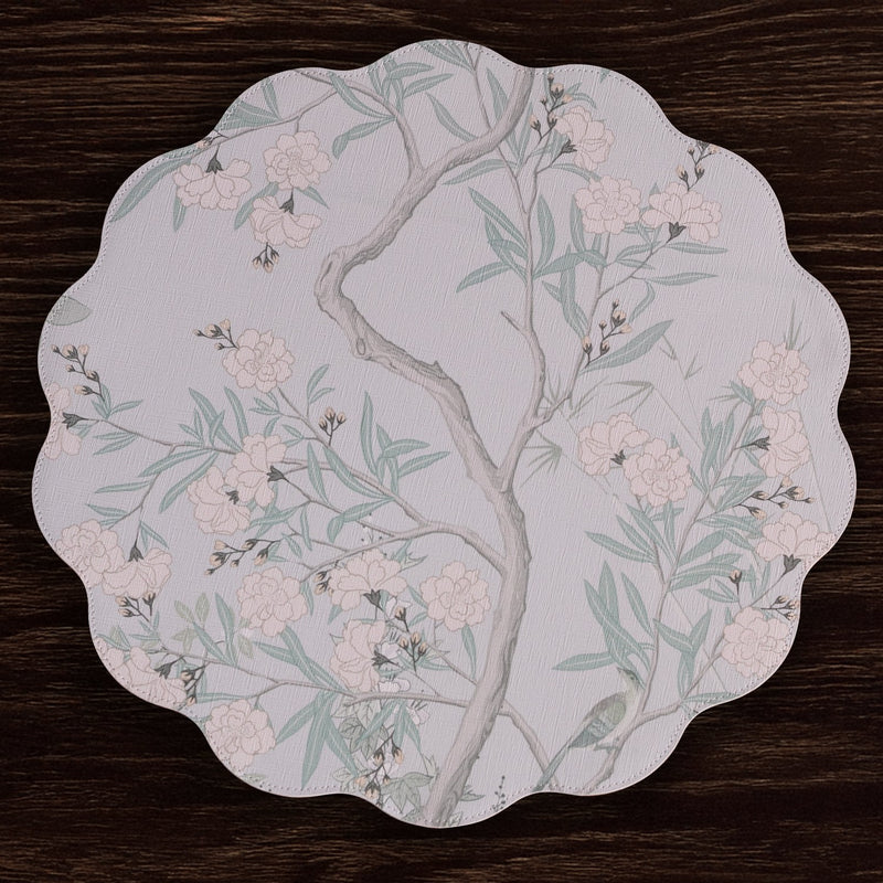 Placemat Set | Teal Chinoiserie